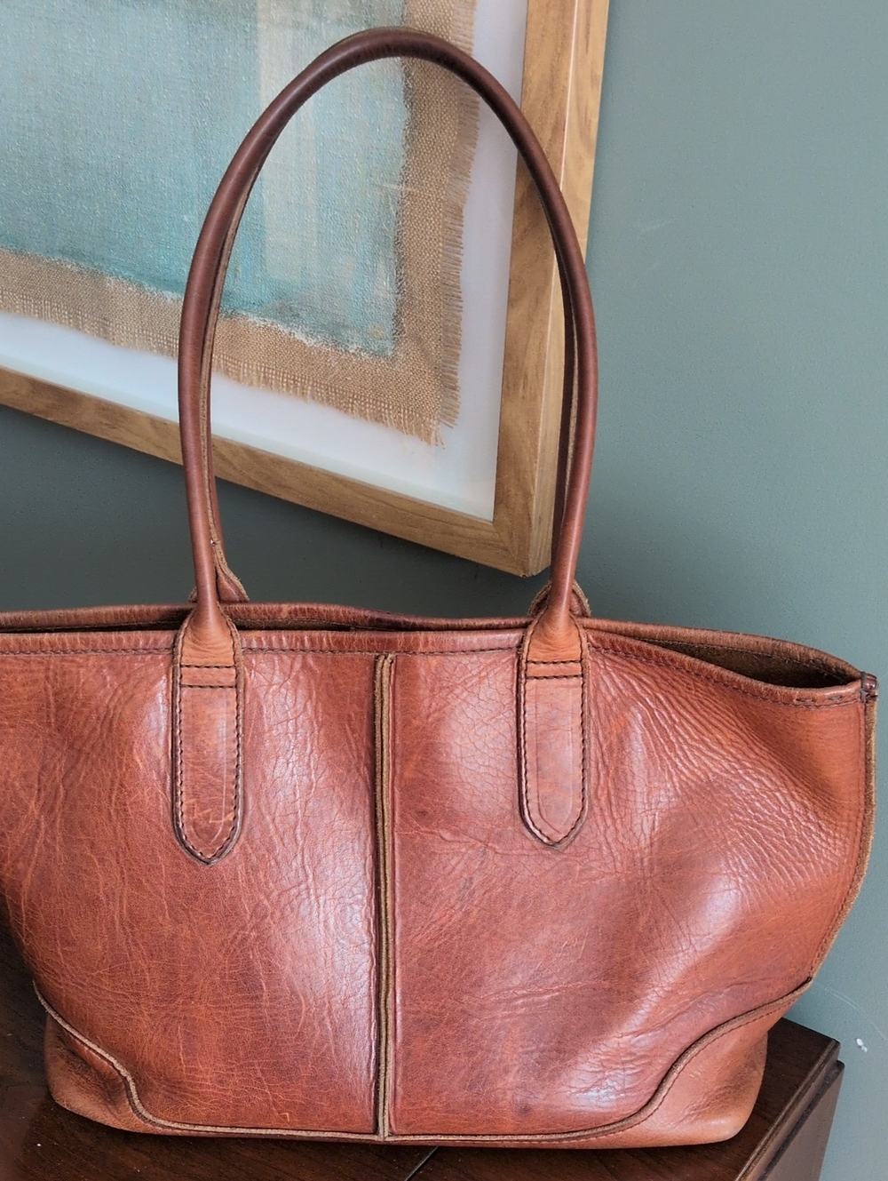 Frye Lucy Genuine Leather Tote - Picture 3 of 13